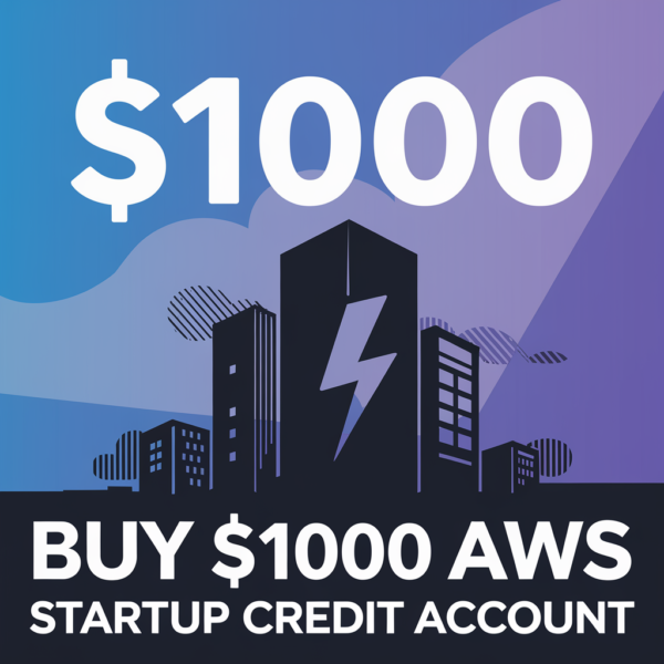Buy $1000 AWS Startup Credit Account