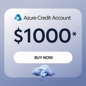 Buy $1000 Azure Credit Account